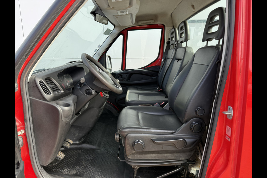 Iveco Daily 35C12 2.3 Kipper Dubbellucht L3 Airco Cruise Control 3.5T Trekhaak Lederen Bekleding Benne Tipper