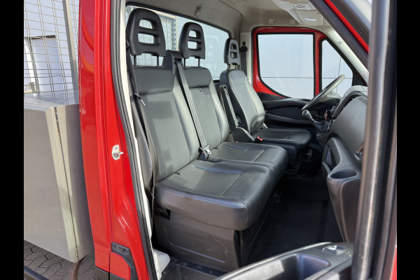 Iveco Daily 35C12 2.3 Kipper Dubbellucht L3 Airco Cruise Control 3.5T Trekhaak Lederen Bekleding Benne Tipper