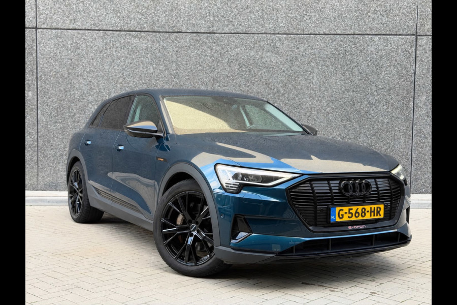 Audi e-tron E-tron 55 quattro advanced 95 kWh 100% SoH! (DEALER ONDERHOUDEN, NAVI, NL-AUTO, 360 CAMERA, TREKHAAK, ETC!)