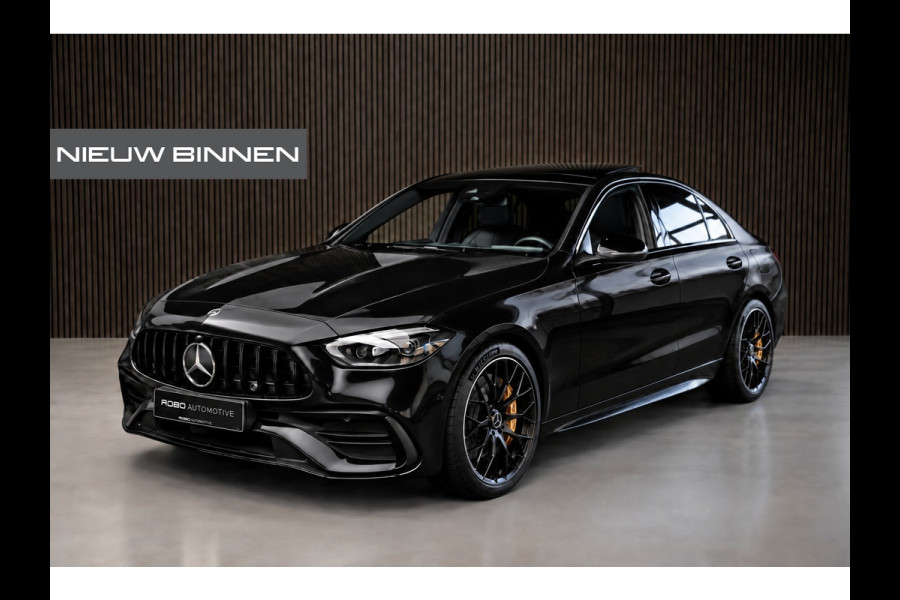 Mercedes-Benz C-Klasse 300 e Business Line Limited AMG | Panoramadak | Stoelverwarming | 360 Camera | Memory Seats | Dodehoekdetectie | Keyless | Ambiance Verlichting | Cruise Control | Navigatie | Leer