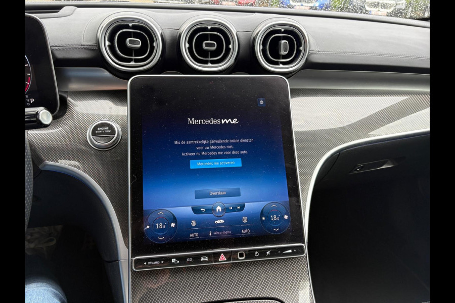 Mercedes-Benz C-Klasse 300 e Business Line Limited AMG | Panoramadak | Stoelverwarming | 360 Camera | Memory Seats | Dodehoekdetectie | Keyless | Ambiance Verlichting | Cruise Control | Navigatie | Leer