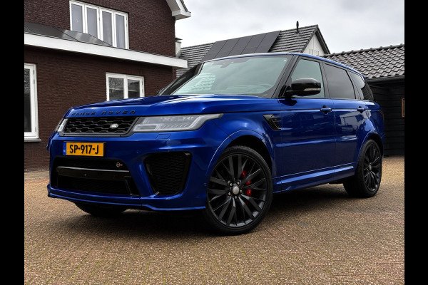 Land Rover Range Rover Sport 5.0 V8 SC SVR 576 PK ! Facelift ! Carbon ! Pano, Cruis, Airco, Stoelverw voor + achter!