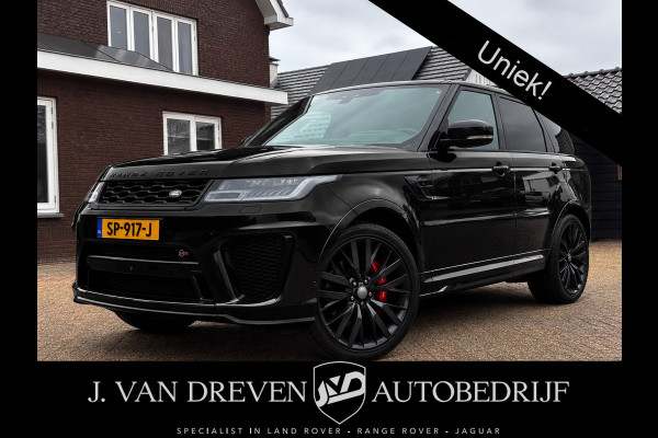 Land Rover Range Rover Sport 5.0 V8 SC SVR 576 PK ! Facelift ! Carbon ! Pano, Cruis, Airco, Stoelverw voor + achter!