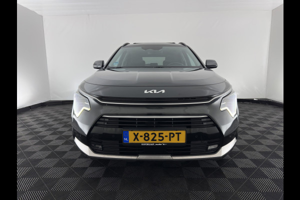Kia Niro 1.6 GDi Hybrid DynamicPlusLine (INCL.BTW) Aut. *PANO | LEATHER | DIGI-COCKPIT | NAVI-FULLMAP | DAB | ADAPTIVE-CRUISE | CAMERA | HEATED-COMFORTSEATS | KEYLESS | PRIVACYGLASS | SHIFTPADDLES | CARPLAY |  HEAD-UP | ...