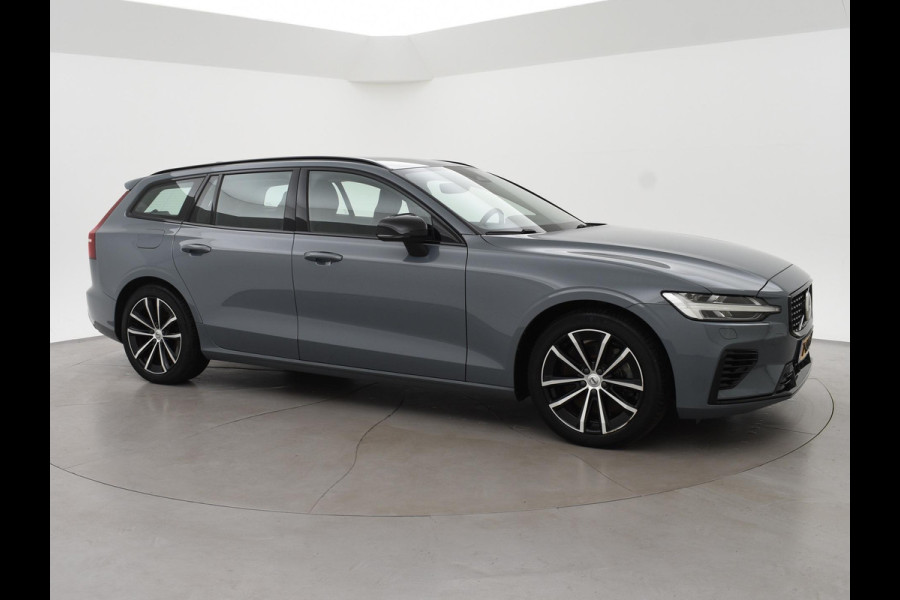 Volvo V60 2.0 T6 PLUG IN HYBRID 350 PK AWD PLUS DARK + WEGKL. TREKHAAK | ADAPTIVE CRUISE | LEDER | CAMERA
