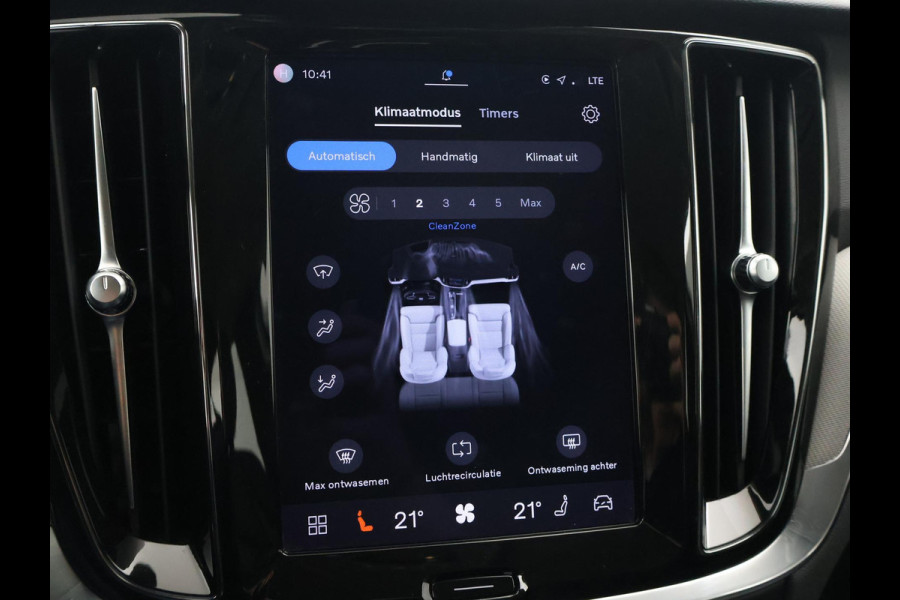 Volvo V60 2.0 T6 PLUG IN HYBRID 350 PK AWD PLUS DARK + WEGKL. TREKHAAK | ADAPTIVE CRUISE | LEDER | CAMERA