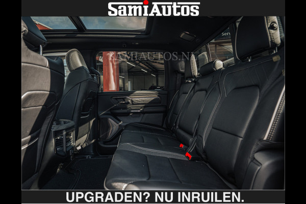 Dodge Ram LIMITED 5.7 V8 HEMI | €79950,- excl excl | MAXIMAAL UITGERUST | DUBBELE CABINE | 5 PERSOONS | DC | Allernieuwste Limited uitvoering – volledig uitgerust met alle opties, inclusief MWK en normale laadbak.