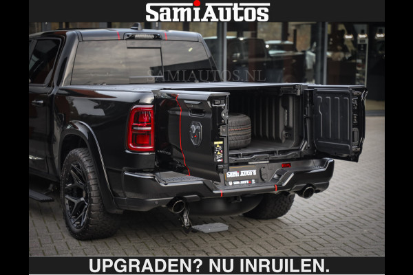 Dodge Ram LIMITED 5.7 V8 HEMI | €79950,- excl excl | MAXIMAAL UITGERUST | DUBBELE CABINE | 5 PERSOONS | DC | Allernieuwste Limited uitvoering – volledig uitgerust met alle opties, inclusief MWK en normale laadbak.