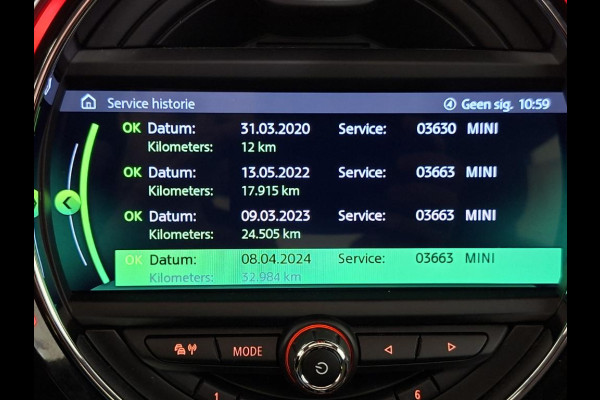 MINI Electric Yours 33 kWh Pano.dal Leer Carplay Camera Red Chili