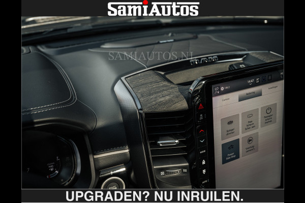 Dodge Ram LIMITED 5.7 V8 HEMI | €79950,- excl excl | MAXIMAAL UITGERUST | DUBBELE CABINE | 5 PERSOONS | DC | Allernieuwste Limited uitvoering – volledig uitgerust met alle opties, inclusief MWK en normale laadbak.