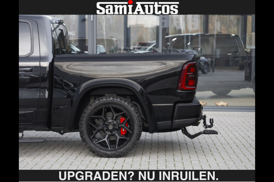 Dodge Ram LIMITED 5.7 V8 HEMI | €79950,- excl excl | MAXIMAAL UITGERUST | DUBBELE CABINE | 5 PERSOONS | DC | Allernieuwste Limited uitvoering – volledig uitgerust met alle opties, inclusief MWK en normale laadbak.