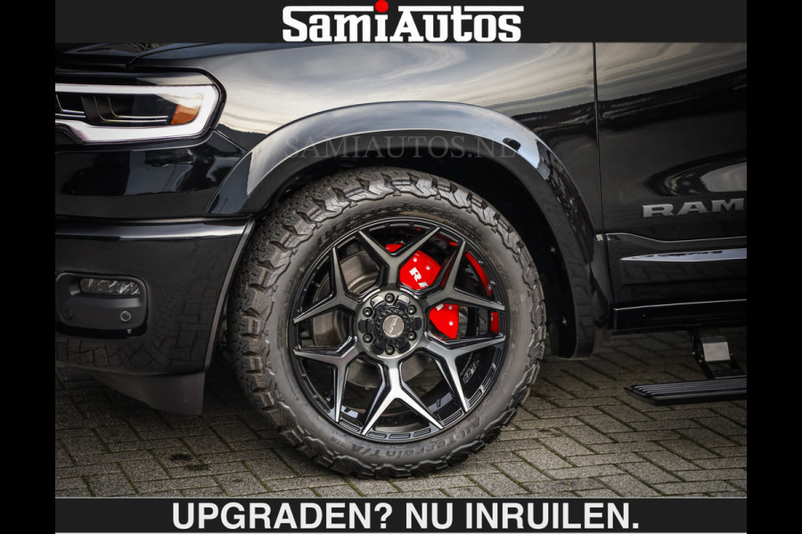Dodge Ram LIMITED 5.7 V8 HEMI | €79950,- excl excl | MAXIMAAL UITGERUST | DUBBELE CABINE | 5 PERSOONS | DC | Allernieuwste Limited uitvoering – volledig uitgerust met alle opties, inclusief MWK en normale laadbak.