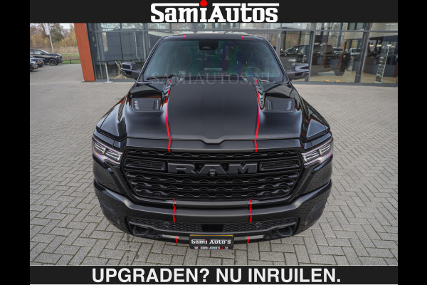 Dodge Ram LIMITED 5.7 V8 HEMI | €79950,- excl excl | MAXIMAAL UITGERUST | DUBBELE CABINE | 5 PERSOONS | DC | Allernieuwste Limited uitvoering – volledig uitgerust met alle opties, inclusief MWK en normale laadbak.