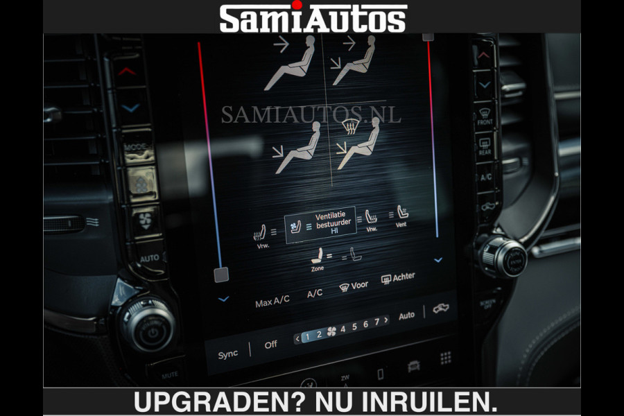 Dodge Ram LIMITED 5.7 V8 HEMI | €79950,- excl excl | MAXIMAAL UITGERUST | DUBBELE CABINE | 5 PERSOONS | DC | Allernieuwste Limited uitvoering – volledig uitgerust met alle opties, inclusief MWK en normale laadbak.