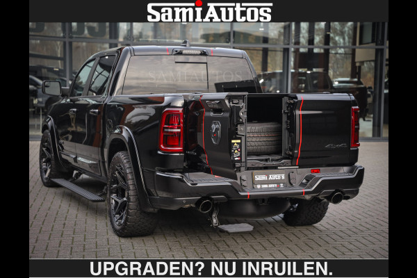 Dodge Ram LIMITED 5.7 V8 HEMI | €79950,- excl excl | MAXIMAAL UITGERUST | DUBBELE CABINE | 5 PERSOONS | DC | Allernieuwste Limited uitvoering – volledig uitgerust met alle opties, inclusief MWK en normale laadbak.