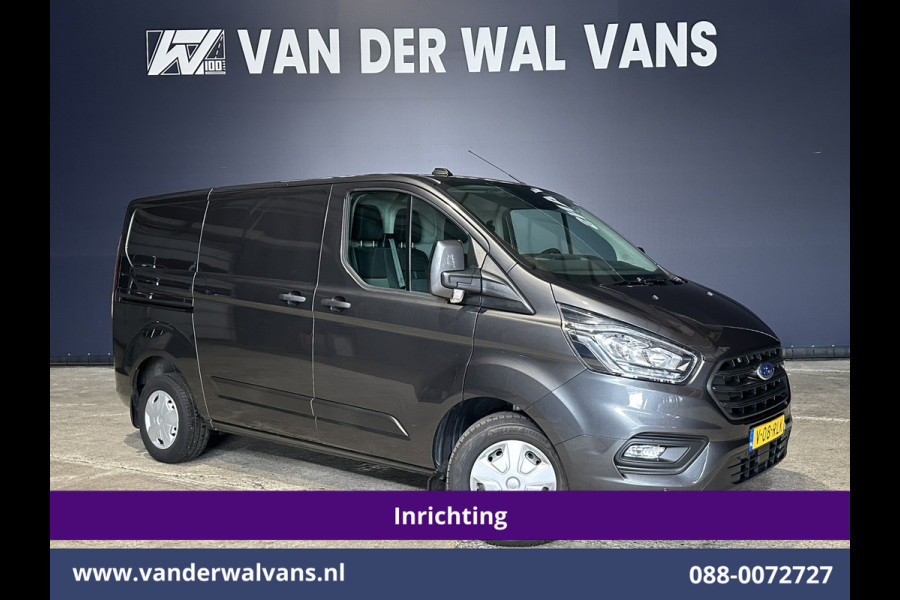 Ford Transit Custom 2.0 TDCI L1H1 Inrichting Euro6 Airco | Camera | LED | Cruisecontrol | Verwarmde voorruit Parkeersensoren, Bijrijdersbank, 2500kg trekvermogen