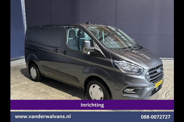 Ford Transit Custom 2.0 TDCI L1H1 Inrichting Euro6 Airco | Camera | LED | Cruisecontrol | Verwarmde voorruit Parkeersensoren, Bijrijdersbank, 2500kg trekvermogen