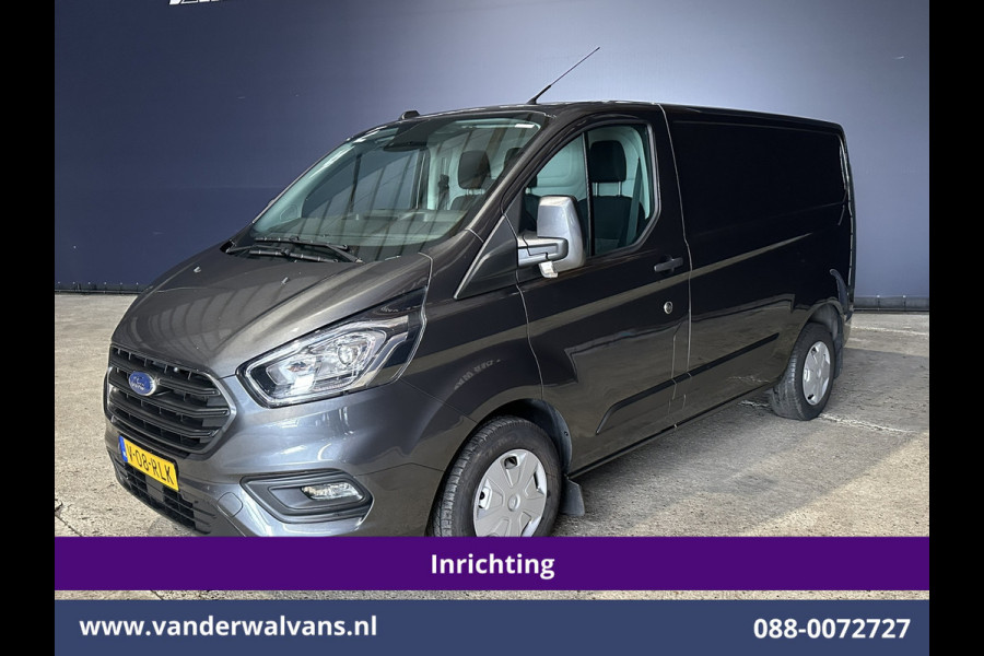 Ford Transit Custom 2.0 TDCI L1H1 Inrichting Euro6 Airco | Camera | LED | Cruisecontrol | Verwarmde voorruit Parkeersensoren, Bijrijdersbank, 2500kg trekvermogen