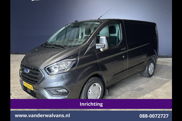 Ford Transit Custom 2.0 TDCI L1H1 Inrichting Euro6 Airco | Camera | LED | Cruisecontrol | Verwarmde voorruit Parkeersensoren, Bijrijdersbank, 2500kg trekvermogen