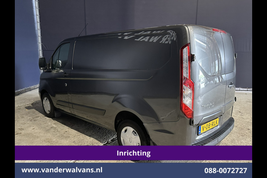 Ford Transit Custom 2.0 TDCI L1H1 Inrichting Euro6 Airco | Camera | LED | Cruisecontrol | Verwarmde voorruit Parkeersensoren, Bijrijdersbank, 2500kg trekvermogen