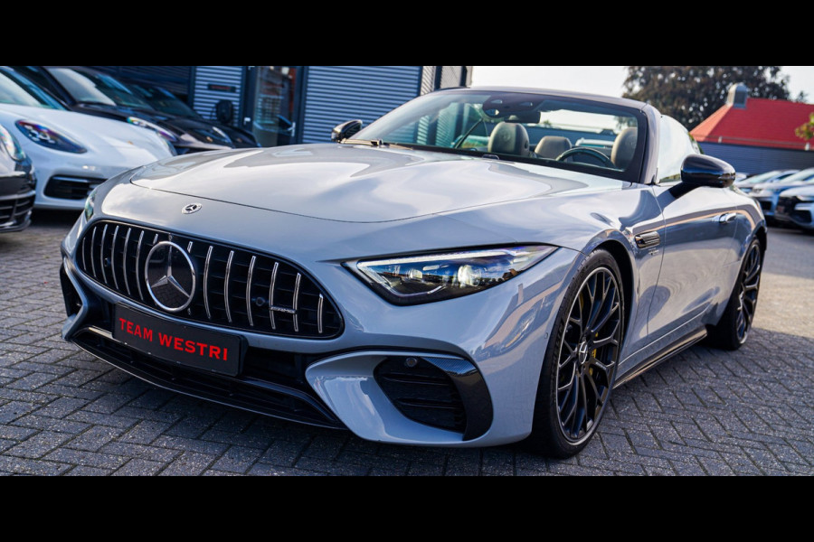 Mercedes-Benz SL-Klasse Roadster AMG 43 | Burmester | Carbon Pakket | Sport uitlaat | Stoelkoeling | Nekverwarming | 360 Cam | HuD