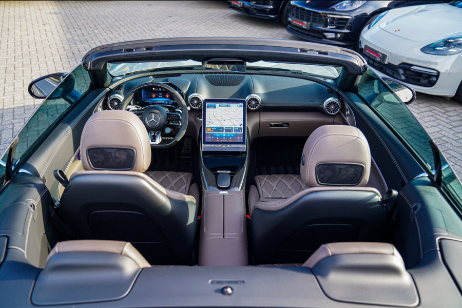 Mercedes-Benz SL-Klasse Roadster AMG 43 | Burmester | Carbon Pakket | Sport uitlaat | Stoelkoeling | Nekverwarming | 360 Cam | HuD