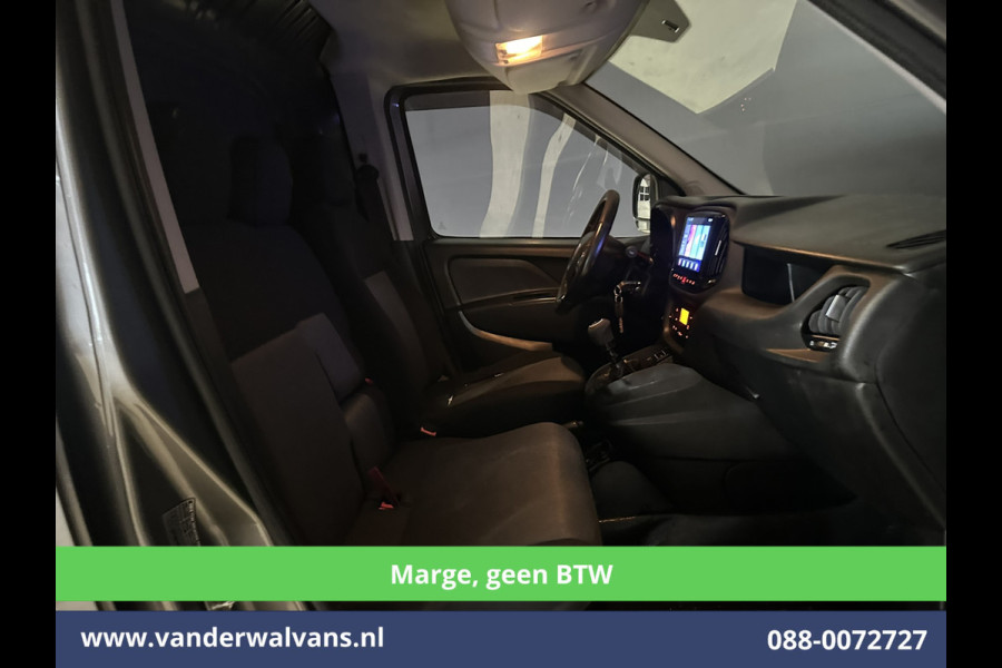 Fiat Doblò Cargo 1.6 MJ 120pk **MARGE, geen BTW** L2H1 Euro6 Airco | 3-Zits | Camera | Trekhaak | Cruisecontrol | LM Velgen Parkeersensoren, Android Auto, Bijrijdersbank