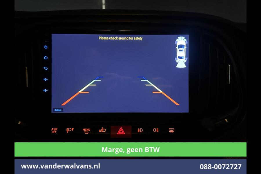 Fiat Doblò Cargo 1.6 MJ 120pk **MARGE, geen BTW** L2H1 Euro6 Airco | 3-Zits | Camera | Trekhaak | Cruisecontrol | LM Velgen Parkeersensoren, Android Auto, Bijrijdersbank