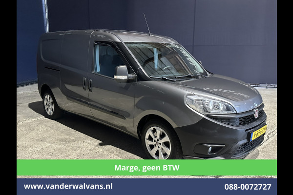 Fiat Doblò Cargo 1.6 MJ 120pk **MARGE, geen BTW** L2H1 Euro6 Airco | 3-Zits | Camera | Trekhaak | Cruisecontrol | LM Velgen Parkeersensoren, Android Auto, Bijrijdersbank