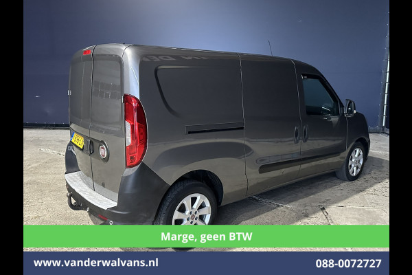 Fiat Doblò Cargo 1.6 MJ 120pk **MARGE, geen BTW** L2H1 Euro6 Airco | 3-Zits | Camera | Trekhaak | Cruisecontrol | LM Velgen Parkeersensoren, Android Auto, Bijrijdersbank