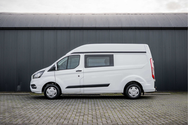 Ford Transit Custom 2.0 EcoBlue L2H1 | DC 5-Zits | 1e Eigenaar | Cruise | PDC | Stoelverw. | Airco | Trekhaak