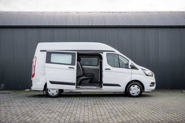 Ford Transit Custom 2.0 EcoBlue L2H1 | DC 5-Zits | 1e Eigenaar | Cruise | PDC | Stoelverw. | Airco | Trekhaak