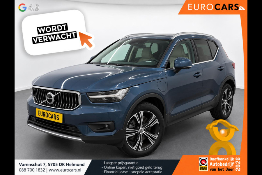 Volvo XC40 1.5 T4 Recharge Inscription Panoramadak Trekhaak Navigatie Apple CarPlay Android Auto Camera Parkeerhulp  Adaptive Cruise Control Stoel- en stuurverwarming Full Led Elektrische achterklep Virtual Cockpit Climate Control Lichtmetalen velgen