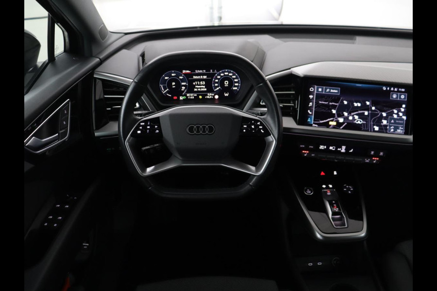 Audi Q4 e-tron 40 Advanced edition 77 kWh | SOH 96,2 % | Achteruitrijcamera | Trekhaak | Cruisecontrol adaptief | Virtual display | Elektrische achterklep