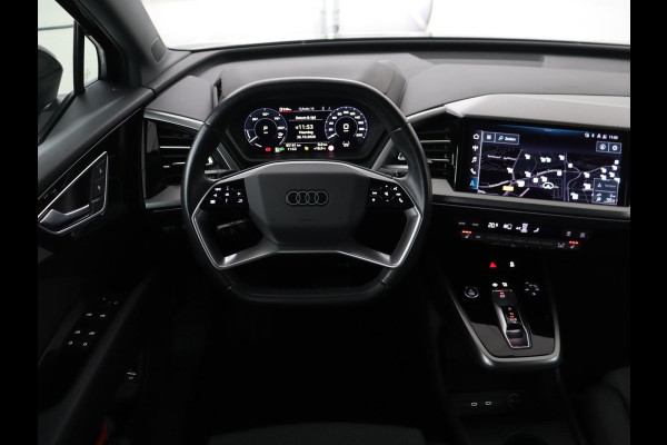 Audi Q4 e-tron 40 Advanced edition 77 kWh | SOH 96,2 % | Achteruitrijcamera | Trekhaak | Cruisecontrol adaptief | Virtual display | Elektrische achterklep