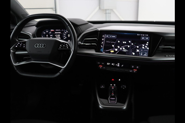 Audi Q4 e-tron 40 Advanced edition 77 kWh | SOH 96,2 % | Achteruitrijcamera | Trekhaak | Cruisecontrol adaptief | Virtual display | Elektrische achterklep