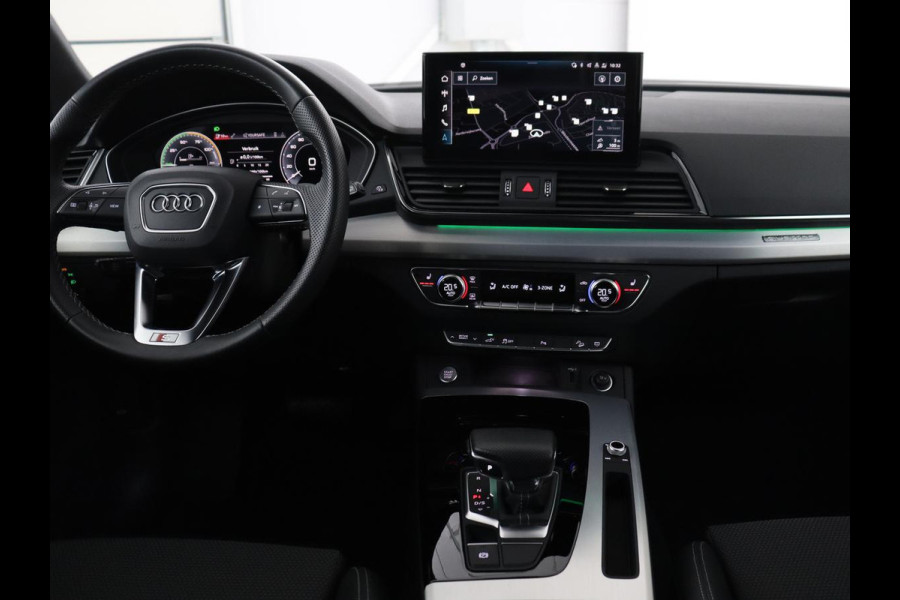 Audi Q5 Sportback 55 TFSI e S Edition S-Line | SOH 98,6 % | Achteruitrij camera | Adaptieve cruise controle | 3 zone Climate | Navigatie | Apple carplay | S-Line |