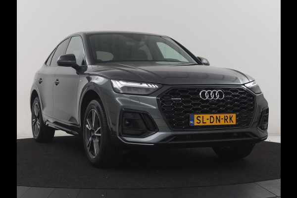 Audi Q5 Sportback 55 TFSI e S Edition S-Line | SOH 98,6 % | Achteruitrij camera | Adaptieve cruise controle | 3 zone Climate | Navigatie | Apple carplay | S-Line |