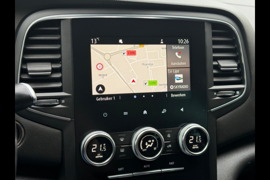 Renault Mégane Estate 1.6 E-Tech Plug-In Hybrid 160 Intens, trekhaak, led, 1/2 lederen sportinterieur, Origineel NL auto met nap