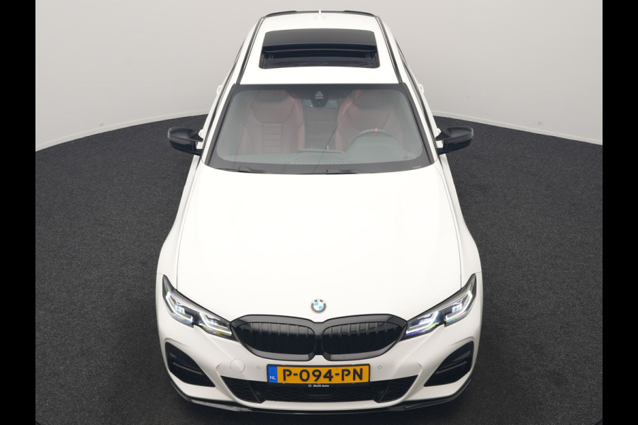 BMW 3 Serie Touring 320i M Sport Perfomance Parts 184pk | Panodak | Adaptive Cruise | Laser LED | Sportuitlaat Kleppen Besturing | Lederen Sportstoelen Verwarmd | Sfeerverlichting | Apple Carplay | 20"L.M | Navigatie | DAB |