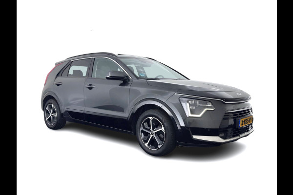Kia Niro 1.6 GDi Hybrid DynamicPlusLine (INCL.BTW) Aut. *PANO | LEATHER | DIGI-COCKPIT | NAVI-FULLMAP | DAB | ADAPTIVE-CRUISE | CAMERA | HEATED-COMFORTSEATS | KEYLESS | PRIVACYGLASS | SHIFTPADDLES | CARPLAY |  HEAD-UP | ...