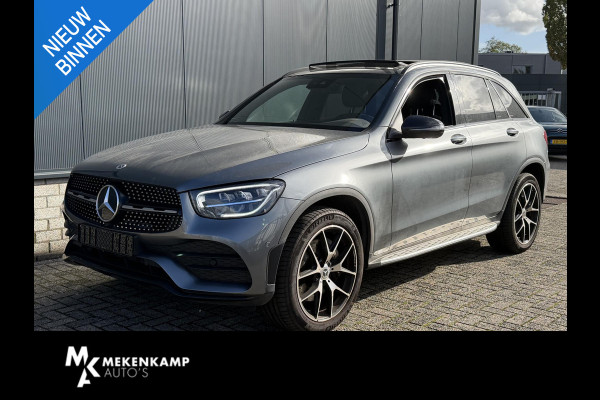 Mercedes-Benz GLC 300e 4MATIC AMG Line 20"/Panoramadak/Trekhaak/Leder/Stoelverwarming + ventilatie//Keyless/Treeplanken/Apple Carplay & Android Auto/Alarm