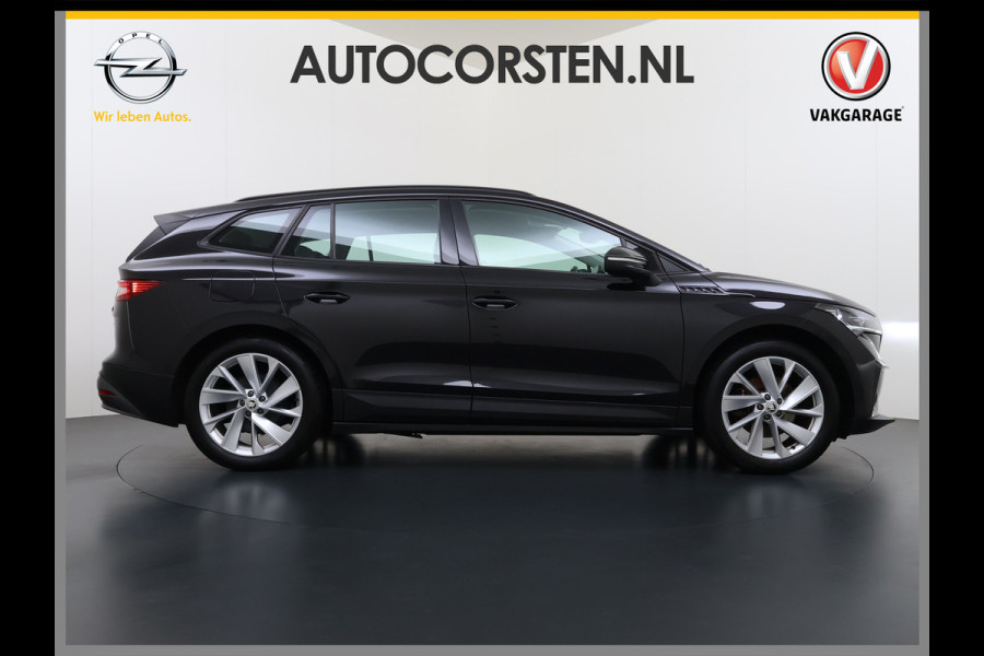 Škoda ENYAQ iV 180PK Trekhaak Adap.Cruise 3-Zone Ecc Camera Matrix-Led Stuur+Stoelverwarming Navi SOH 87% Android Auto Apple Carplay P-Assist Lmv 20" Pdc DAB Isofix Keyless 1.000kg Trekgewicht 1e Eigenaar Origineel Nederlandse Auto