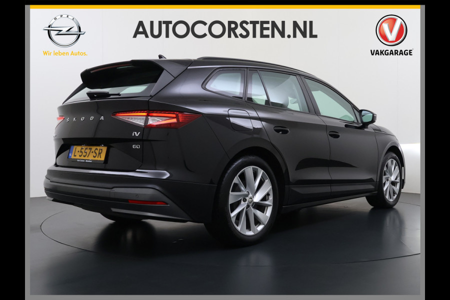 Škoda ENYAQ iV 180PK Trekhaak Adap.Cruise 3-Zone Ecc Camera Matrix-Led Stuur+Stoelverwarming Navi SOH 87% Android Auto Apple Carplay P-Assist Lmv 20" Pdc DAB Isofix Keyless 1.000kg Trekgewicht 1e Eigenaar Origineel Nederlandse Auto