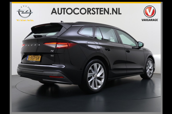Škoda ENYAQ iV 180PK Trekhaak Adap.Cruise 3-Zone Ecc Camera Matrix-Led Stuur+Stoelverwarming Navi SOH 87% Android Auto Apple Carplay P-Assist Lmv 20" Pdc DAB Isofix Keyless 1.000kg Trekgewicht 1e Eigenaar Origineel Nederlandse Auto