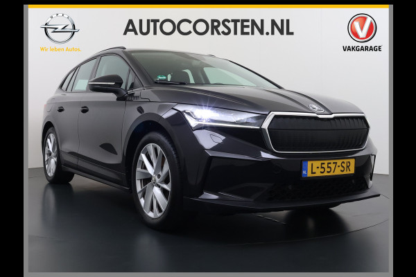 Škoda ENYAQ iV 180PK Trekhaak Adap.Cruise 3-Zone Ecc Camera Matrix-Led Stuur+Stoelverwarming Navi SOH 87% Android Auto Apple Carplay P-Assist Lmv 20" Pdc DAB Isofix Keyless 1.000kg Trekgewicht 1e Eigenaar Origineel Nederlandse Auto