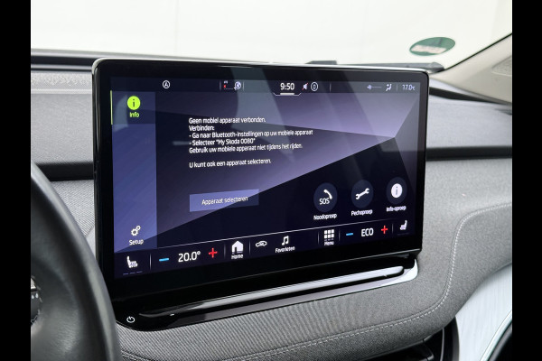 Škoda ENYAQ iV 180PK Trekhaak Adap.Cruise 3-Zone Ecc Camera Matrix-Led Stuur+Stoelverwarming Navi SOH 87% Android Auto Apple Carplay P-Assist Lmv 20" Pdc DAB Isofix Keyless 1.000kg Trekgewicht 1e Eigenaar Origineel Nederlandse Auto