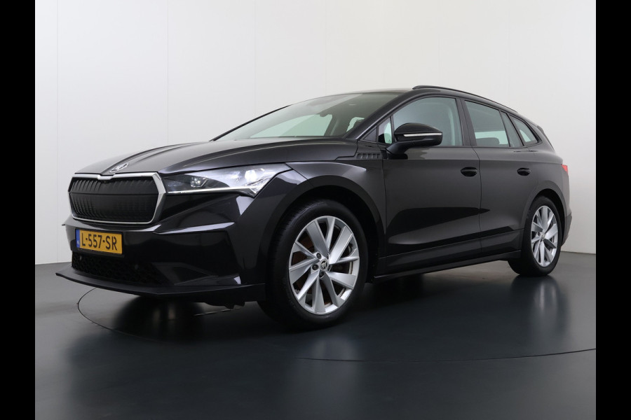 Škoda ENYAQ iV 180PK Trekhaak Adap.Cruise 3-Zone Ecc Camera Matrix-Led Stuur+Stoelverwarming Navi SOH 87% Android Auto Apple Carplay P-Assist Lmv 20" Pdc DAB Isofix Keyless 1.000kg Trekgewicht 1e Eigenaar Origineel Nederlandse Auto