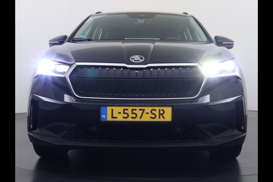 Škoda ENYAQ iV 180PK Trekhaak Adap.Cruise 3-Zone Ecc Camera Matrix-Led Stuur+Stoelverwarming Navi SOH 87% Android Auto Apple Carplay P-Assist Lmv 20" Pdc DAB Isofix Keyless 1.000kg Trekgewicht 1e Eigenaar Origineel Nederlandse Auto