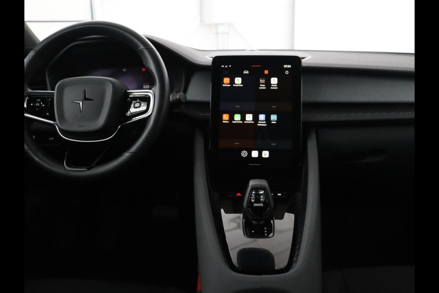 Polestar 2 Standard Range Single Motor 63kWh | SOH 89,1% | Elektrisch uitklapbare trekhaak | Achteruitrijcamera | Apple CarPlay | Stoelverwarming | Cruise control adaptief